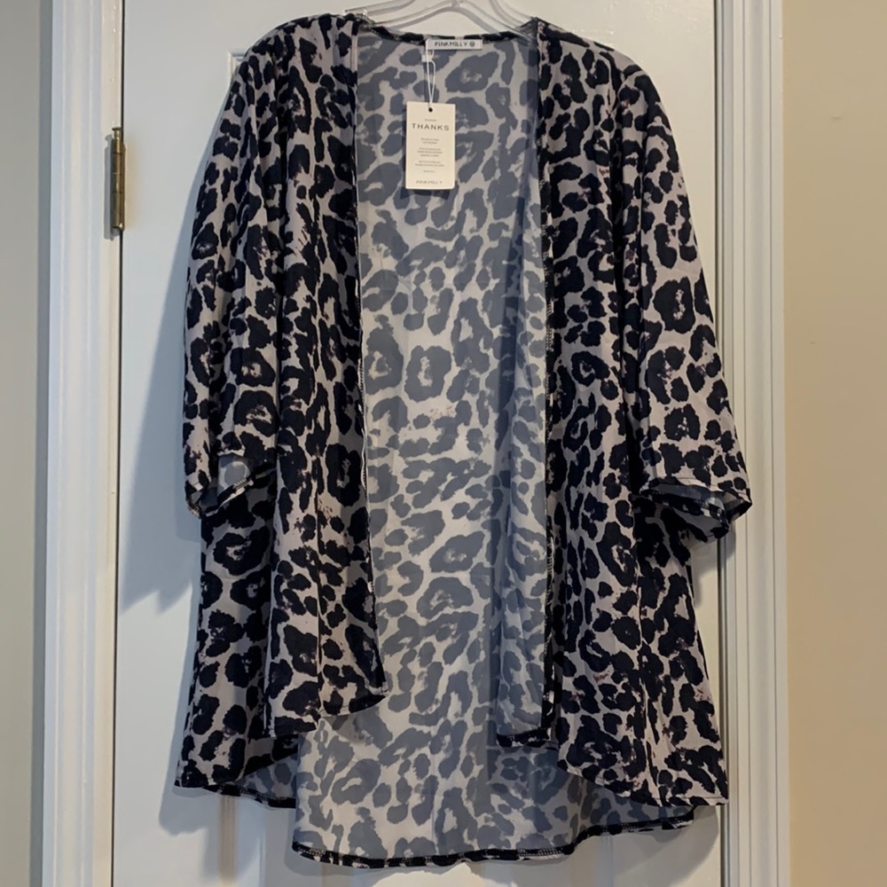 Pink Molly cute leopard print hi Lo.